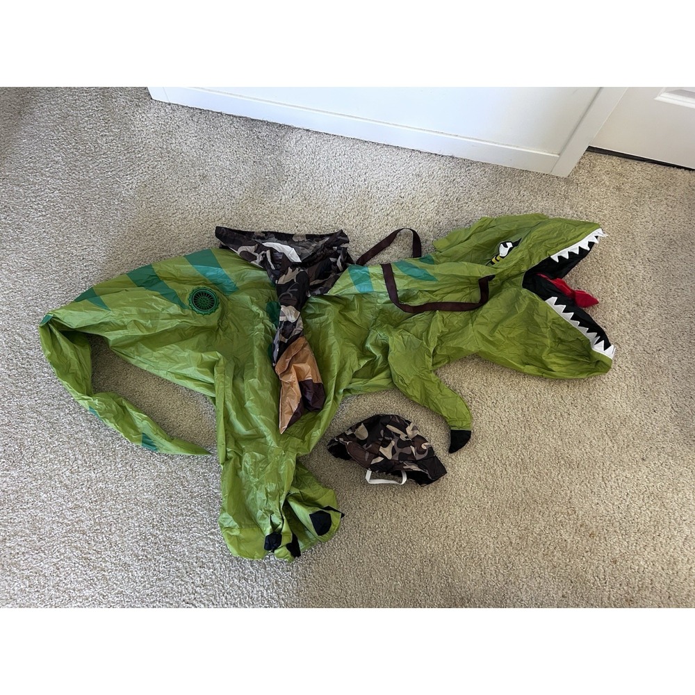 Children's Inflatable Dinosaur Halloween Costume Ride In Blow Up